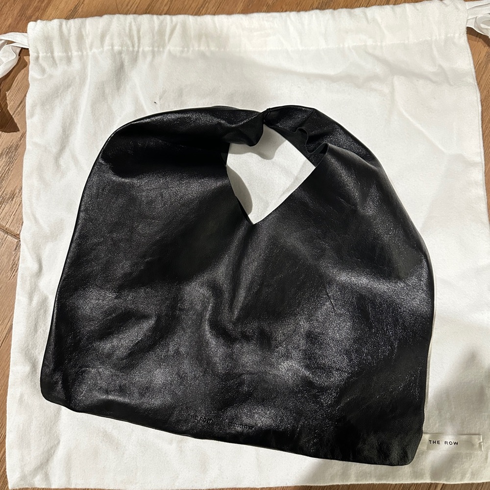 The Row Small Bindle Bag in Leather